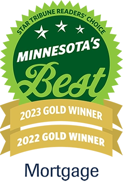 Minnesota's Best Mortgage 2023 Gold Winner 2022 Gold Winner