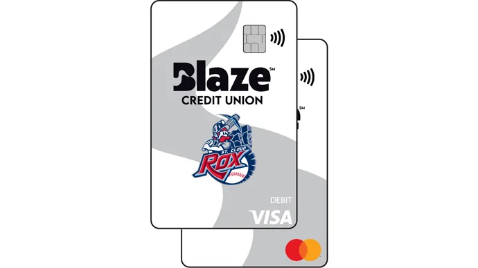 images of Blaze St. Cloud Rox debit cards
